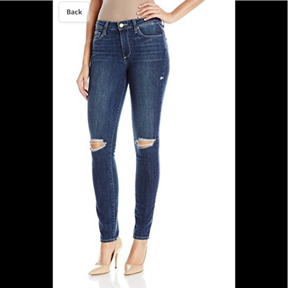 PAIGE Women's Hoxton Ultra Skinny Jeans-Donna Destructed